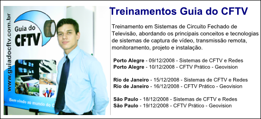Treinamentos Guia do CFTV - Dezembro