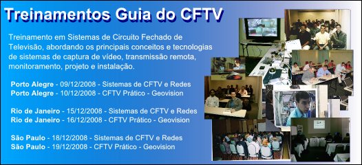 Treinamentos Guia do CFTV - Dezembro