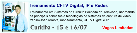 Treinamento CFTV IP, Digital e Redes - Curitiba
